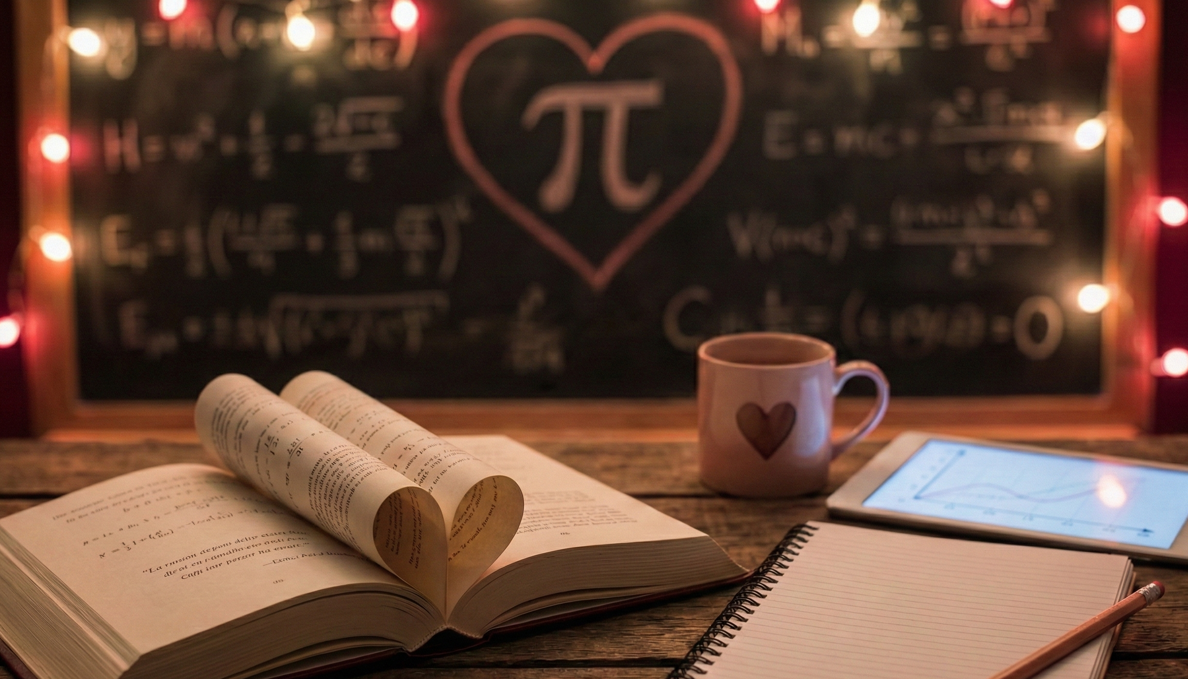 Fondo romántico de estudio para San Valentín